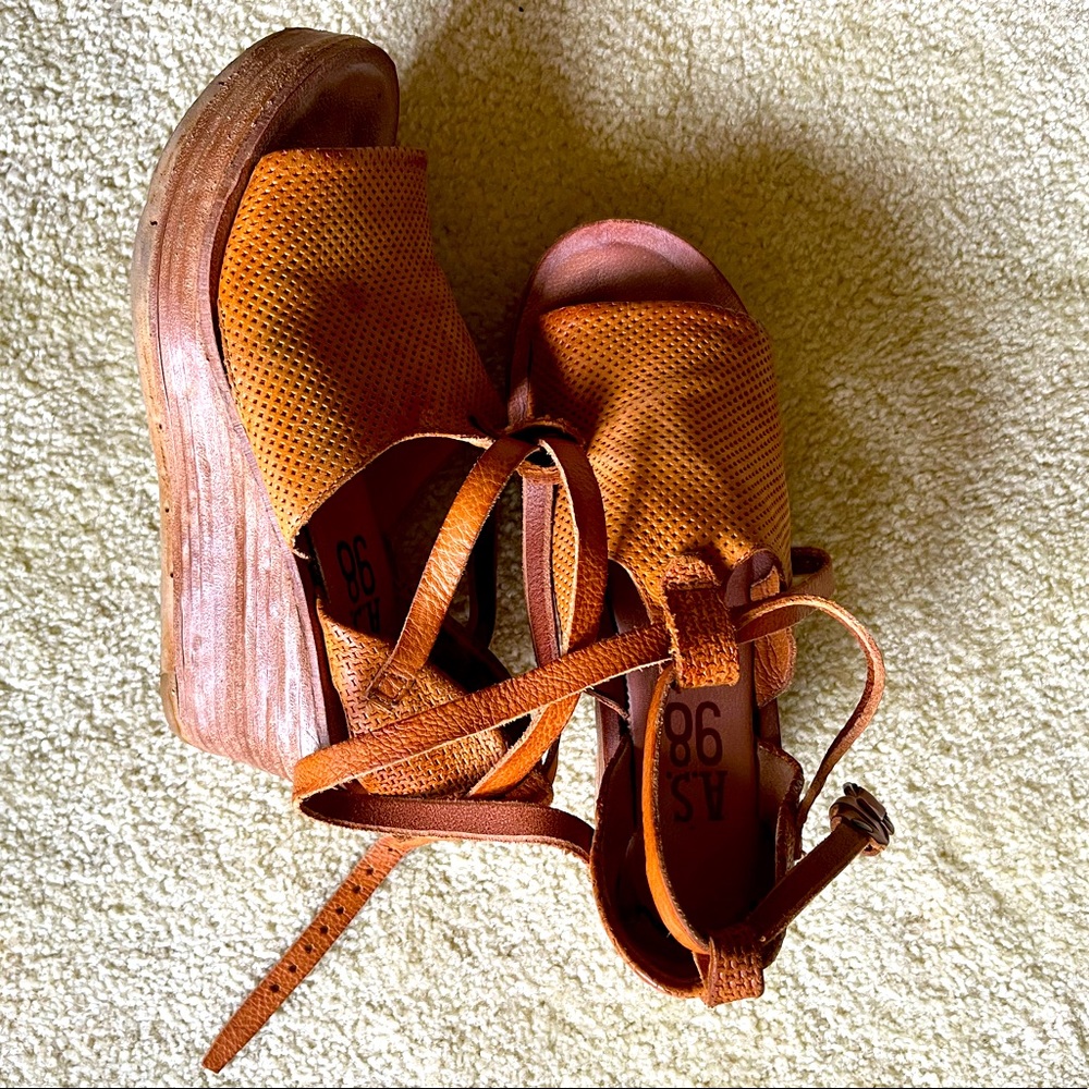 A.S. 98 Platform sandals worn twice, so darn cute and comfortable